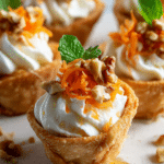 Spiced Carrot & Mascarpone Cannoli Cups