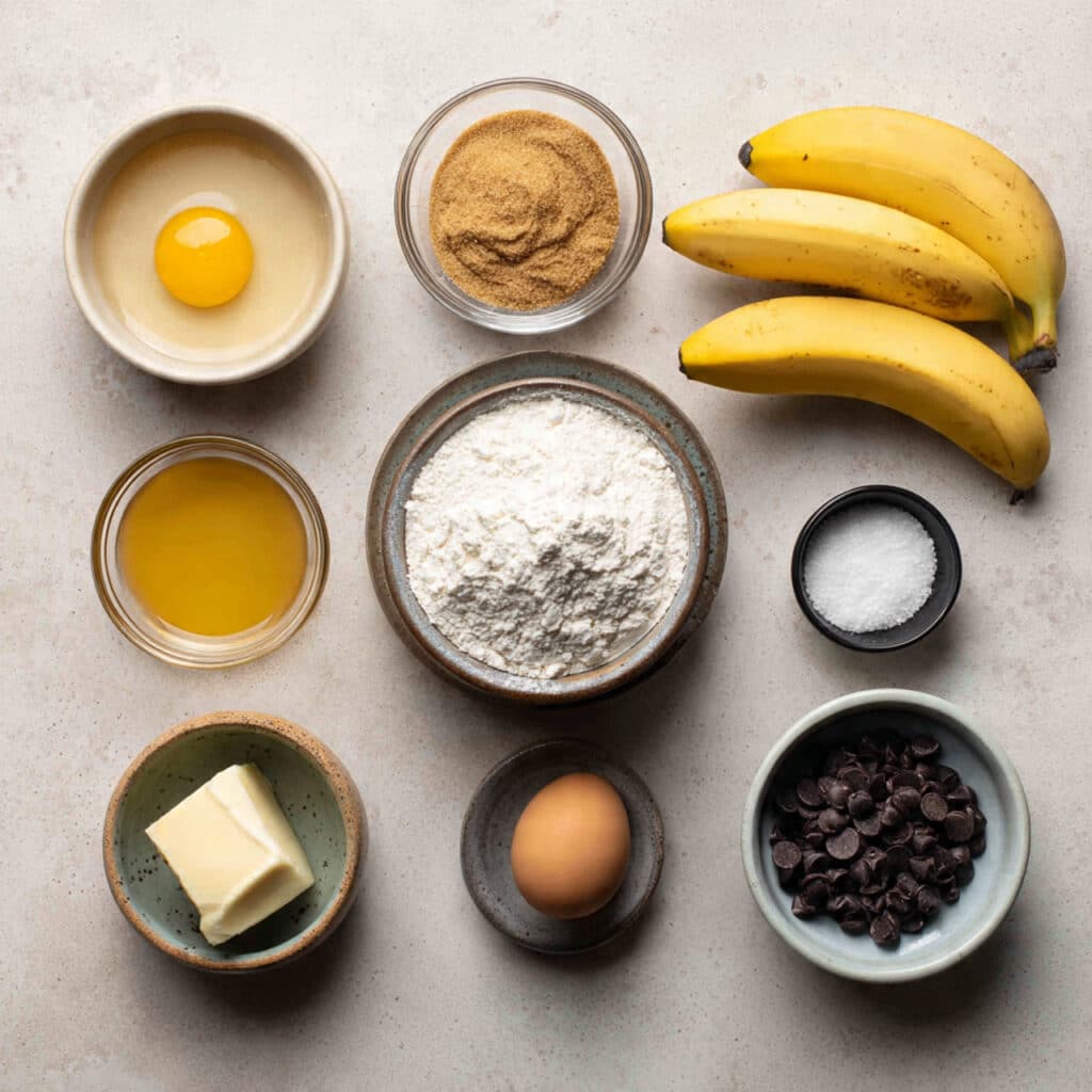 Banana Bread Chocolate Chip Cookies