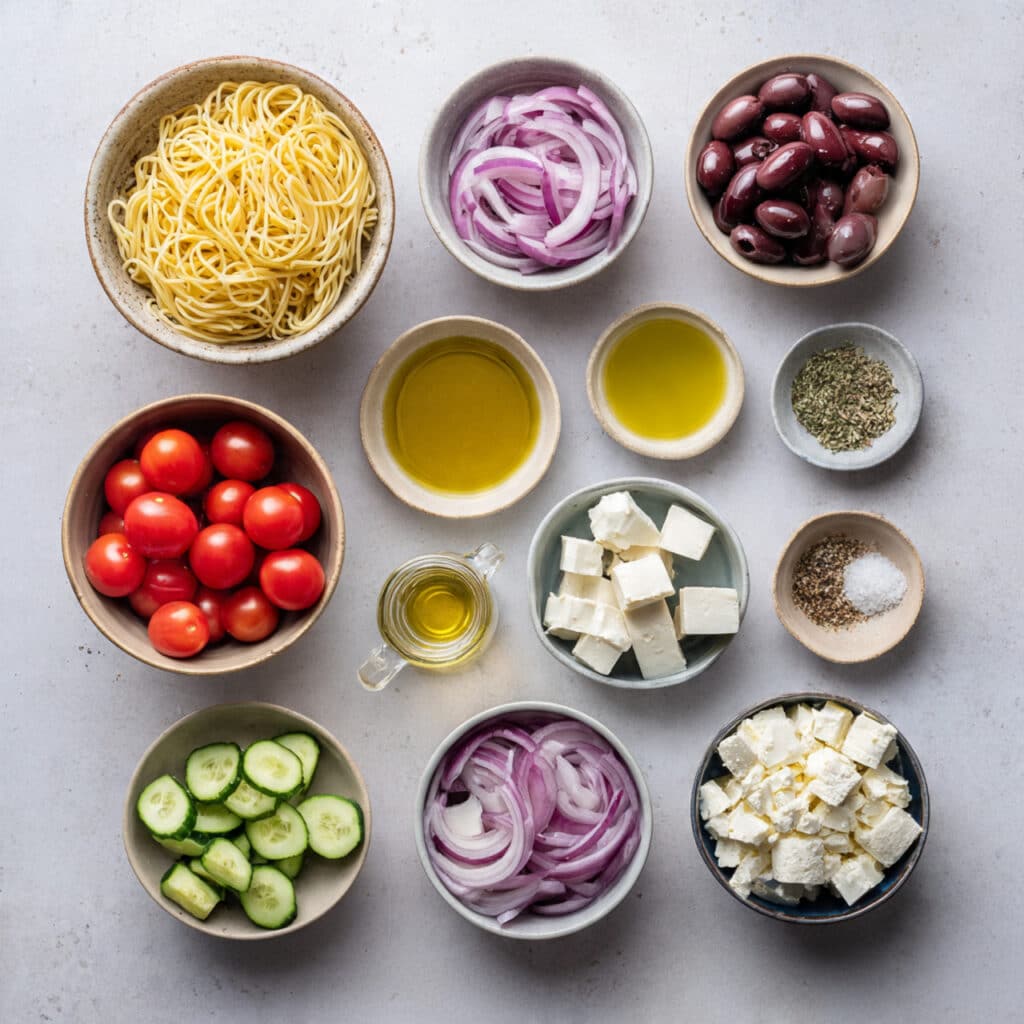 Crispy Greek Pasta Salad