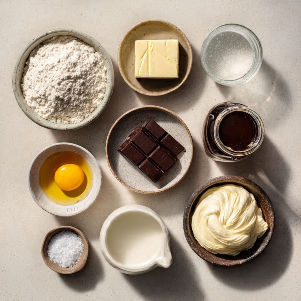 Mini chocolate tarts