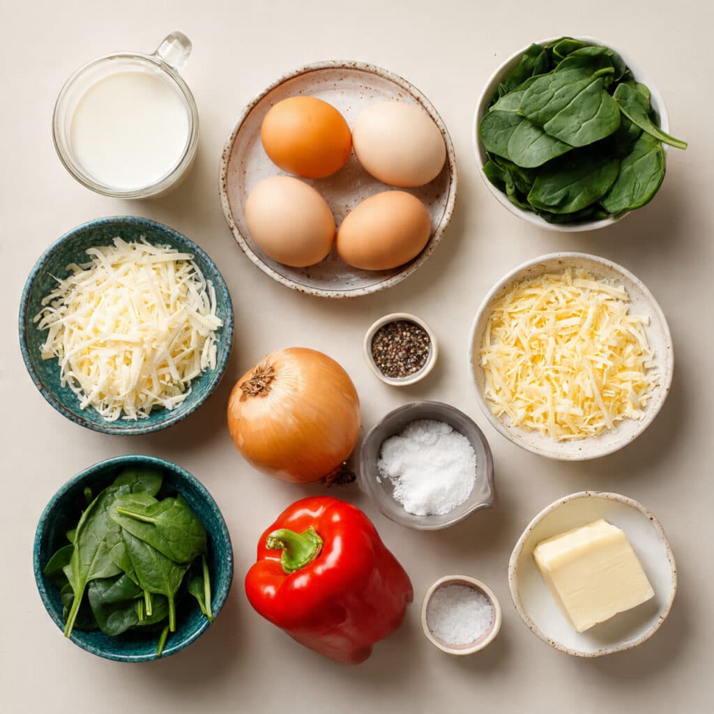 Perfect Veggie Omelette with Cheese