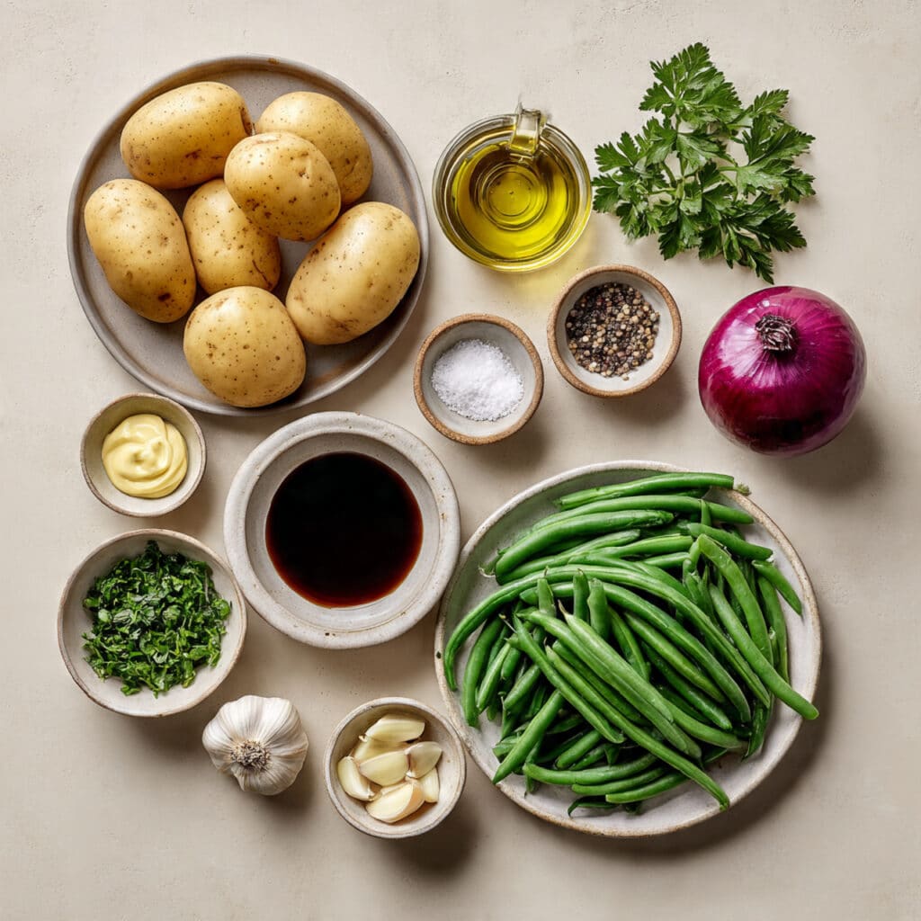 potato & green bean salad