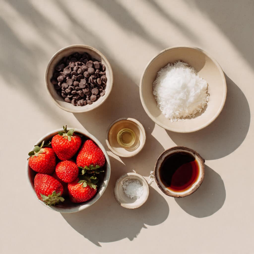 5-ingredient Chocolate Strawberry Cluster Pops 