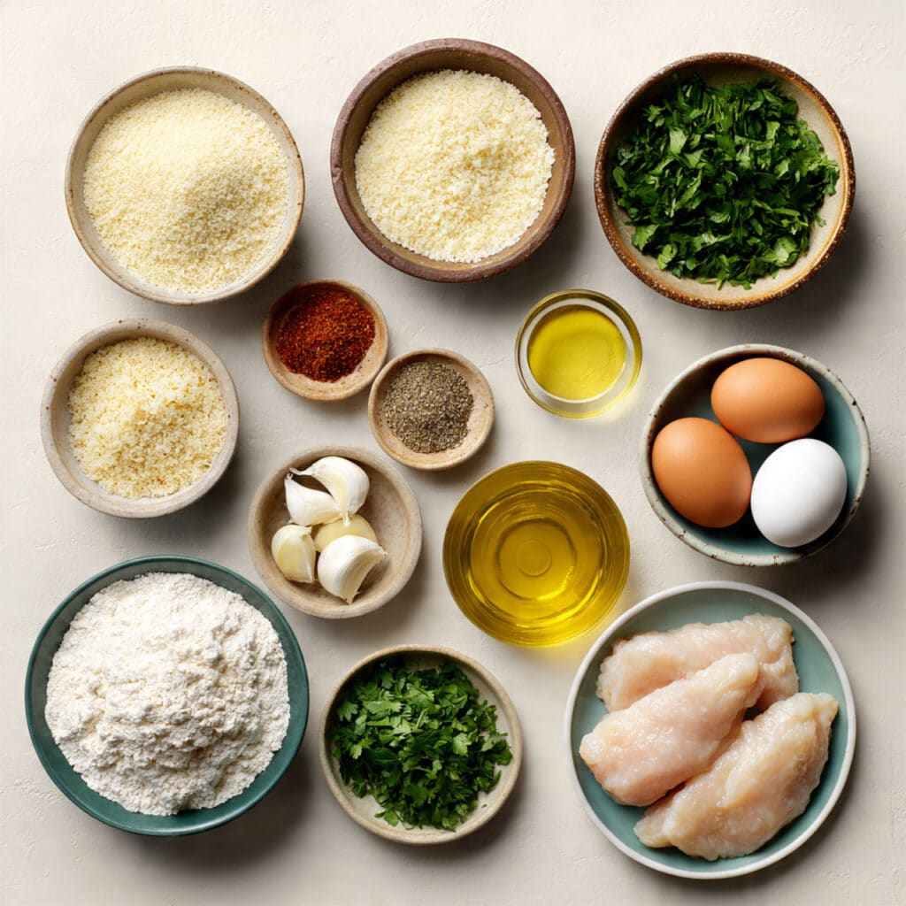 Crispy Garlic Parmesan Chicken Strips